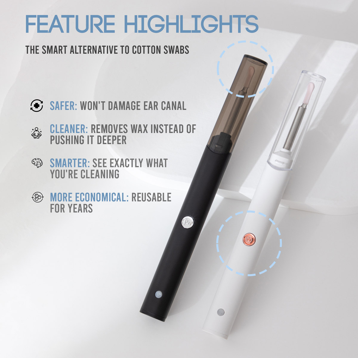 See Inside Your Ears While You Clean | VisioEar by Slivor