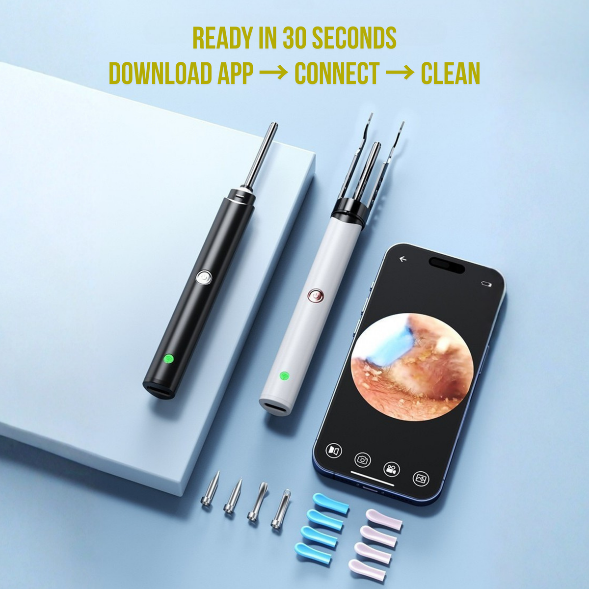 See Inside Your Ears While You Clean | VisioEar by Slivor